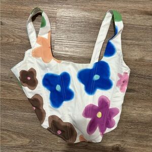 Floral corset looks like the viral withjean corset